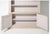 Wood Mid 19th Century Monumental Painted Bookshelf With Gilt Accents For Sale - Image 7 of 7