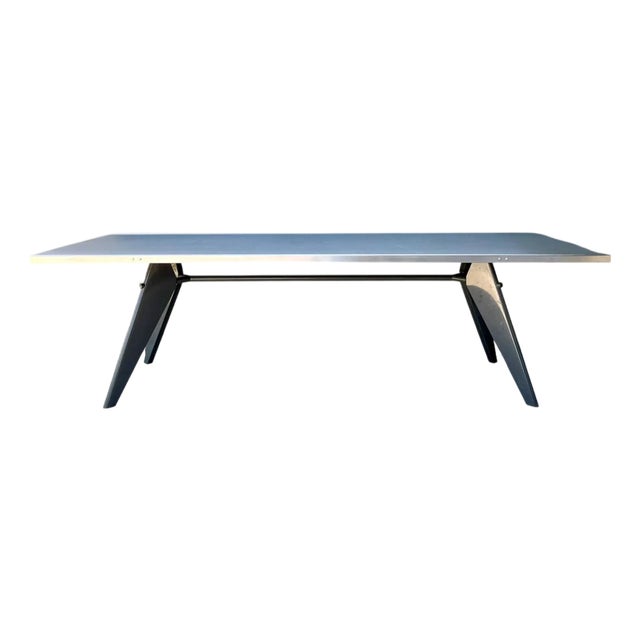 Vintage Jean Prouve for Vitra “Gstar Raw” Collectors Edition Dining Table For Sale