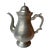 19th Century American Pewter Pear-Form Coffee Pot For Sale