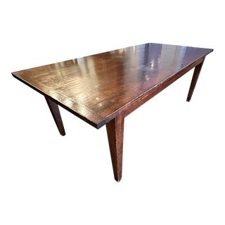 English Extending Dining Table in Solid Cherry For Sale
