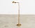 Late 20th Century Midcentury Patinated Brass Adjustable Pharmacy Floor Lamp For Sale - Image 5 of 18