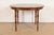 Baker Furniture Style Mid-Century Hollywood Regency Faux Bamboo Carved Walnut Extension Dining Table, Circa 1970s For Sale - Image 12 of 13