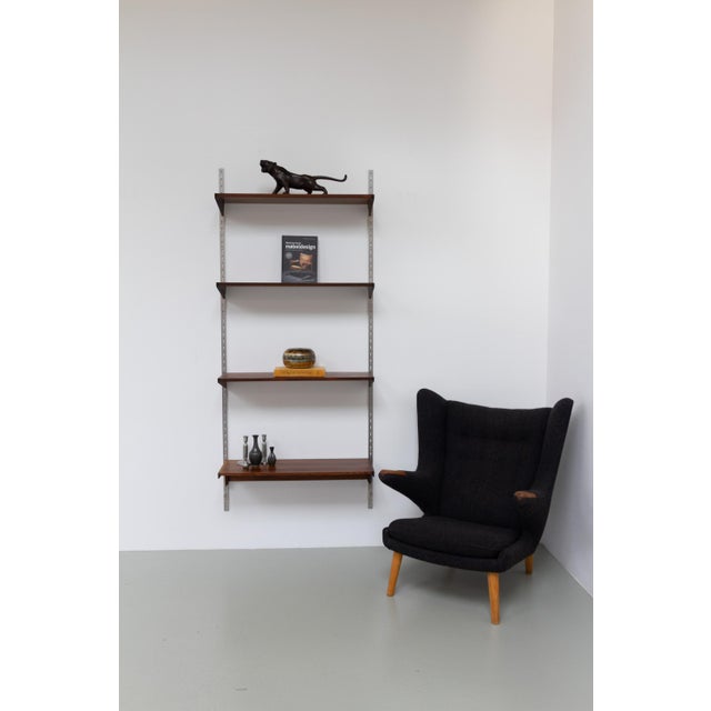 Vintage Danish Rosewood Wall Unit by Kai Kristiansen for FM, 1960s For Sale - Image 10 of 18