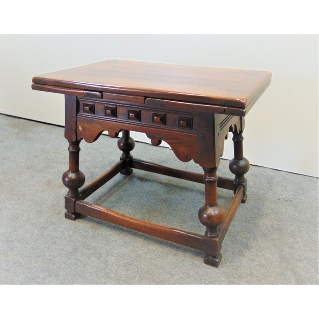 Kittinger Jacobean Walnut Refractory Coffee Table Chairish