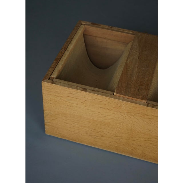 Vintage Magazine Holder in Oak, 1970s For Sale - Image 6 of 11