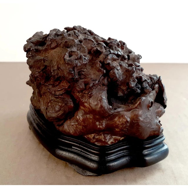 Early 20th Century Early 20th Century Chinese Burlwood Censer For Sale - Image 5 of 9