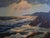 Dramatic Coastal Seascape at Twilight Oil painting, signed indistinctly lower edge, apparently “J. H. M. Donald”...