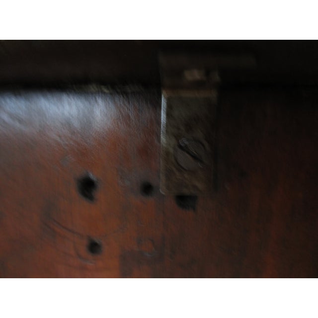 Antique Rare! French Country Carved Dark Wood Potato Bin Cabinet For Sale - Image 11 of 16