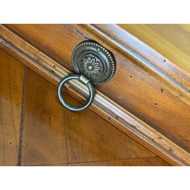 Vintage Side Table in Cherry Wood, 1950 For Sale - Image 15 of 18