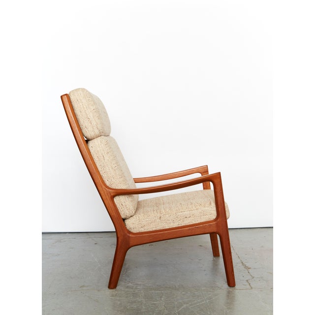 Mid-Century Modern Mid-Century Modern Teak Senator Highback Chair by Ole Wanscher for Poul Jeppesen, 1960s For Sale - Image 3 of 18
