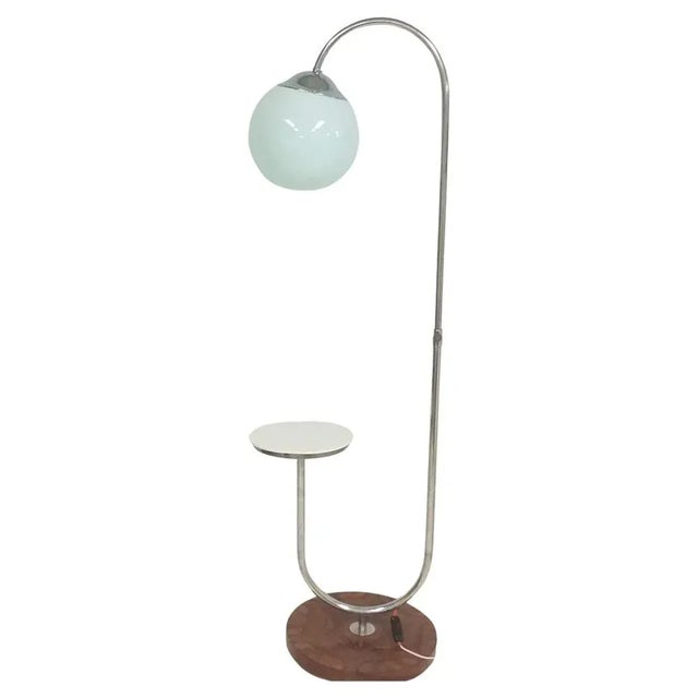 Functionalism Floor Lamp from Halabala, Czechoslovakia, 1920s For Sale - Image 13 of 13