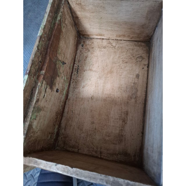 Chestnut Antique Indian Carved Armoire For Sale - Image 8 of 18