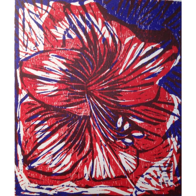 Contemporary Barbara Wagner "Riot" Limited Edition Woodcut Print 2017 For Sale - Image 3 of 3