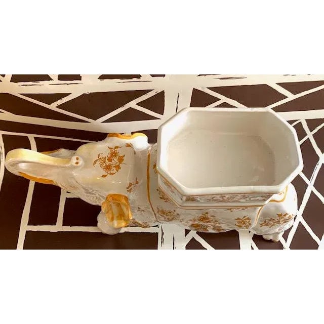 Tiffany and Co. Tiffany & Co French Elephant Jardiniere For Sale - Image 4 of 11