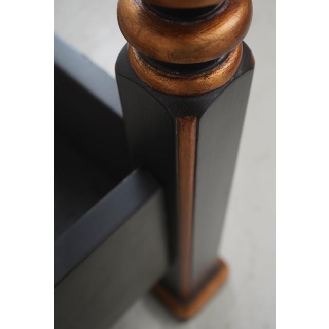 Nancy Corzine King Size Poster Bed W. Tufted Headboard For Sale - Image 9 of 14