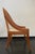 Brown Vintage Spoon Back Wooden Chairs With Cane Seat - Set of 4 For Sale - Image 8 of 12