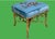 Chinoiserie Late 19th Century French Chinoiserie Faux Bamboo Ottoman Stool With Antique Gilt Finish and Needlepoint Upholstery For Sale - Image 3 of 9