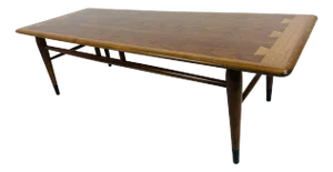 Lane Furniture Co. Modern Acclaim Walnut Coffee Table.