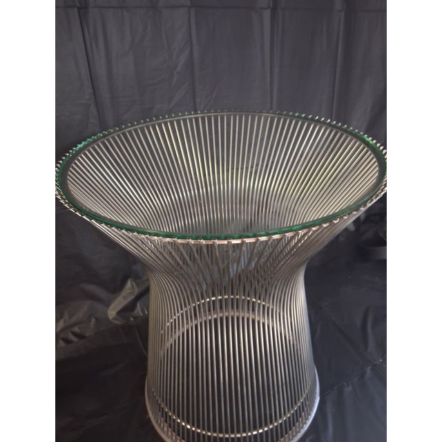 Immaculate Warren Platner for Knoll steel wire collection occasional side table. A super Cool Thing about this Vintage...