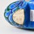 Blue Enameled Pottery Shoe from Longwy, 1930s For Sale - Image 8 of 10