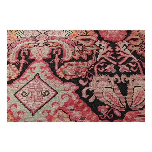 1920s 1920s Russian Runner Rug 3’10” X 15’7″ For Sale - Image 5 of 11