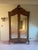 French Late 19th Century French Louis XV Style Armoire / Wardrobe With Mirror Doors – Carved Wood For Sale - Image 3 of 9