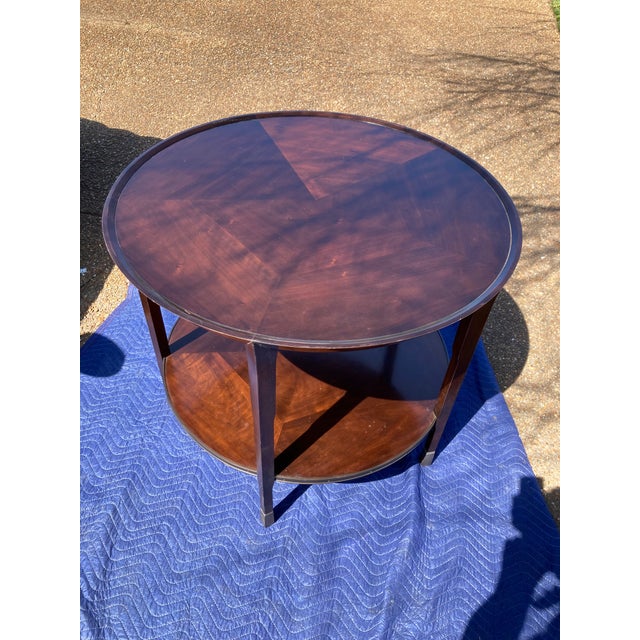 Baker Furniture Bill Sofield Two Tier Round Table For Sale In Nashville - Image 6 of 8