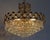 Brass & Lead Crystal Chandelier from Joska, 1970s For Sale - Image 11 of 16