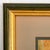 Mid-Century Modern Gold Leaf Framed 20th Century Abstract Mixed Media Artwork For Sale - Image 3 of 5