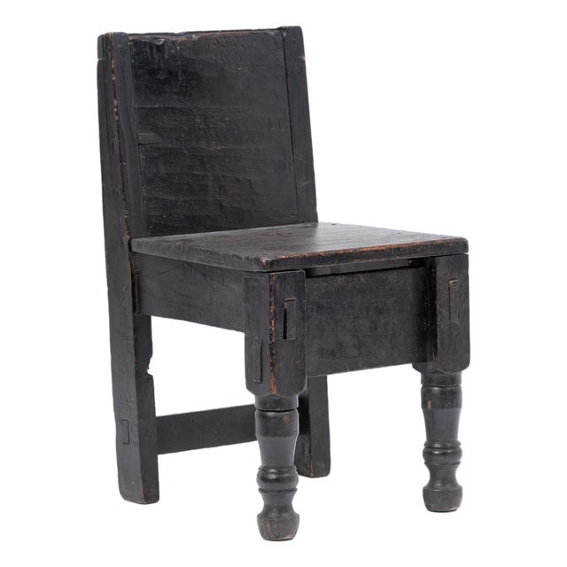 Vintage Guatemalan Child's Chair, C. 1900 For Sale