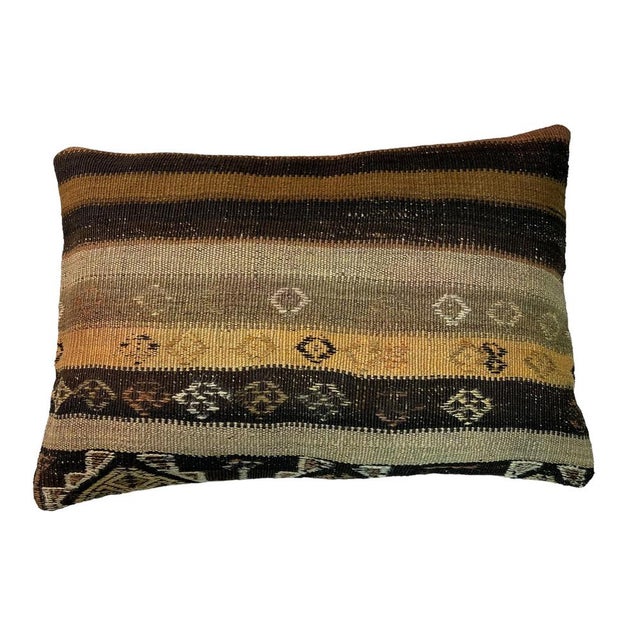 Textile Vintage Turkish Handmade Cushion Cover, 1970s For Sale - Image 7 of 11