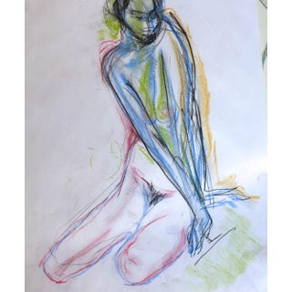 Nude in Pastel For Sale