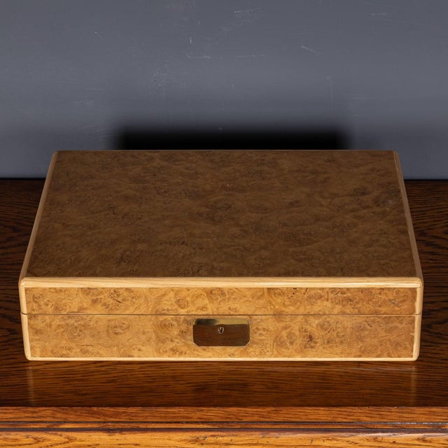 Watch & Jewellery Box in Pollard Oak For Sale - Image 12 of 18