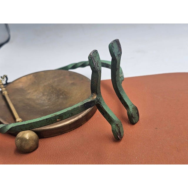 Asian Gong Bell, 1890s, Set of 2 For Sale - Image 6 of 7