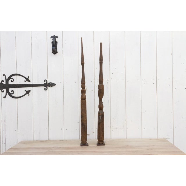 19th Century Set of Two, Antique Fishing Float Poles For Sale - Image 5 of 11