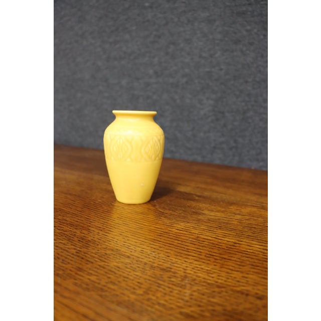 Art Deco Rookwood Pottery Yellow Matte Glaze Art Deco Vase, Form 2870 For Sale - Image 3 of 9