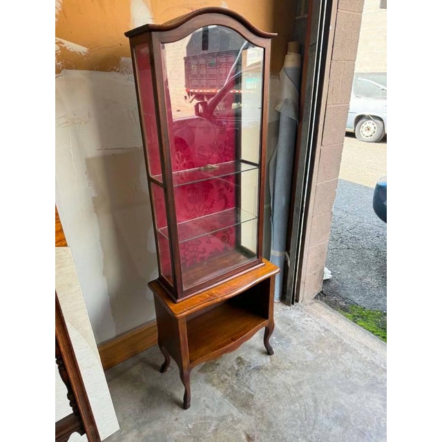 Antique Show Case Display Cabinet For Sale - Image 12 of 18