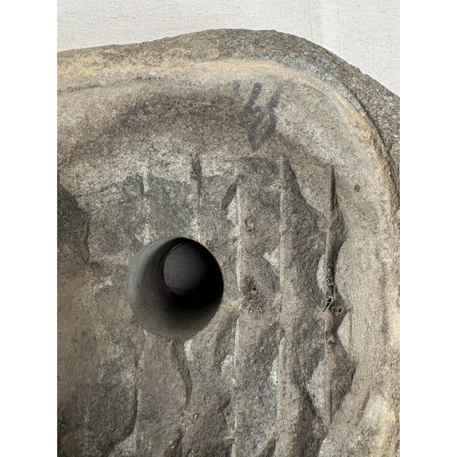 Mid-Century Granite Hand-Carved Kasugo Style Garden Ornament For Sale - Image 12 of 14