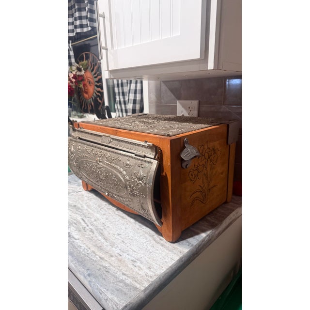 Custom One of a Kind National Cash Register Bread Box For Sale - Image 6 of 10