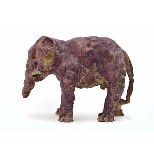 1960s Sirio Pellegrini, Modern Elephant Terracotta Sculpture, 1960s, Terracotta For Sale - Image 5 of 5