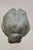 Bronze Vintage Patinated Cast Bronze Bust Statue Sculpture of Woman With Pinned Hair For Sale - Image 8 of 12