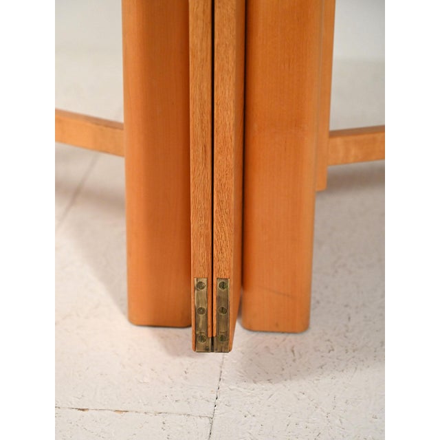Wood Maria Flap Folding Table by Bruno Mathsson for Firma Karl Mathsson, 1969 For Sale - Image 7 of 12