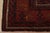 Baloch Rug 3’9” X 6’7” Red Wool Vintage Tribal Hand-Knotted Oriental Carpet For Sale - Image 10 of 13