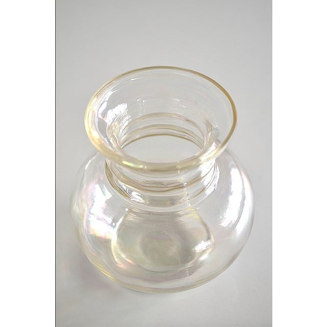 Art Nouveau Shimmering Glass Vase by Jean Beck, Munich, 1900s For Sale - Image 4 of 6