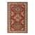 Bohemian Super Kazak Red/Beige Wool Rug - 4'1'' X 6'0'' For Sale