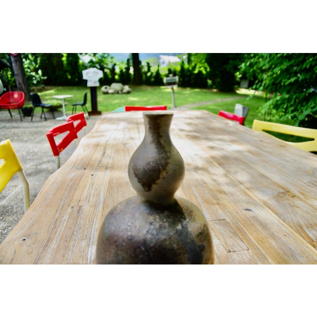 Ceramic Hamada Wood-Fired Calabash Vase by Horst Kerstan, 1986 For Sale - Image 7 of 9