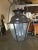 Large Octagon Bronze 4 Light Lantern Chandelier W/ Handle For Sale - Image 9 of 11