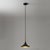 Mid-Century Modern Lodi Pendant Light 10"d Small - Matte Black, Walnut For Sale - Image 3 of 8