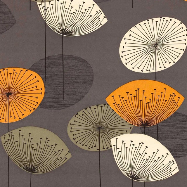 Sanderson Dandelion Clocks Wallpaper in Slate - a Sample For Sale