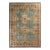 Rug & Kilim’s Distressed Christo Rug in Gold and Blue, 5x8 For Sale